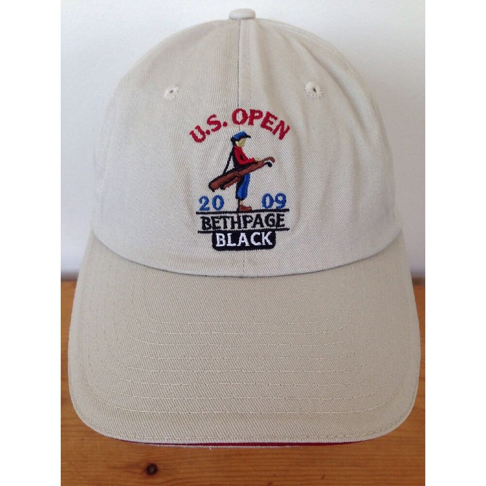 2009 US Open Bethpage Black Embroidered USGA Cotton Baseball Hat Cap Adjustable